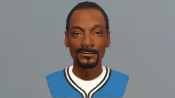 Snoop Dogg bust for full color 3D printing
