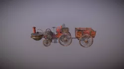 Steam power car of Winkies