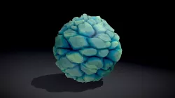 Stylized Ground  Blue PLEXUS GAME 3D ASSET STORE