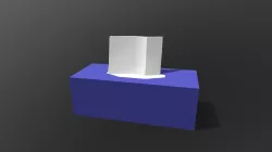 Tissue Box Low Poly