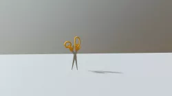 Walking Scissors Animation Loop