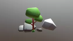 Wood and stone