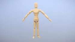 Wood Mannequin scan