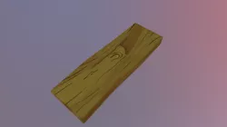 Wooden Plank | Hand Paint