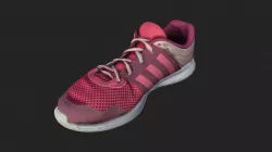 Worn sneaker low poly