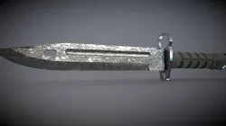 Bayonet damascus