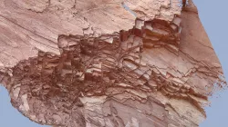 Deformed quartzite