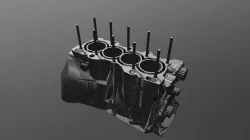 Engine Block Low Poly