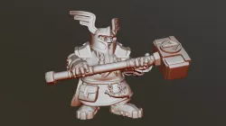 Hammer Dwarf miniature
