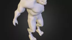 Hell Knight With Facial Details O B J