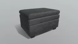 Leather Couch Footrest