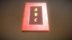 Low Poly ABC Book PBR Game Ready