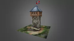 Medieval Guard Tower 01
