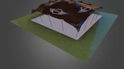 Mini 4.5m x 6m stretch tent