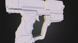Pistol High Poly