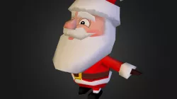Super low Poly Santa