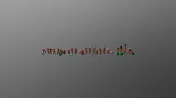 Textured characters BAM