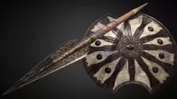Achilles' Shield And Spear