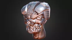 Alien with a Helmet