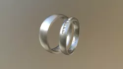 Astrid and Lars Rings With Stamps
