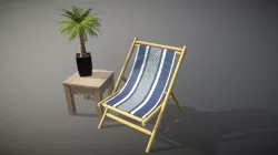 Beach Side Scene