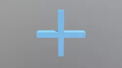 Blue Plus Sign