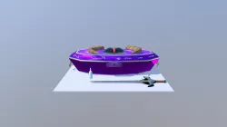 bottel sword and chest