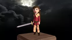 Chibi 3D Character 'Plume'