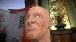Creepy Hairless Head