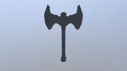 Double Bladed War Axe