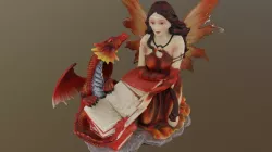 fairy and dragon figure photogrammetry