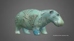 Hippopotamus figure