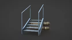 Industrial Stairs mini scene