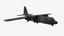 Low Poly C-130