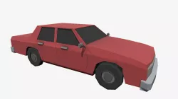 Low Poly Sedan