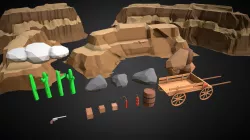 Low Poly Western