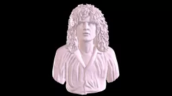 MARC BOLAN BRONZE BUST MINIATURE