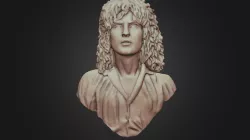 MARC BOLAN BUST MINIATURE FOR WALL MOUNTING