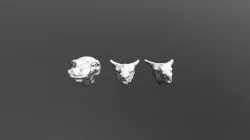 Monster Head Design Progression