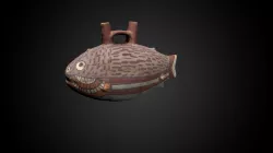 Nasca fish vessel, c. 100 BCE - 600 CE