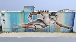 "Preservons la Creation" (giant mural)