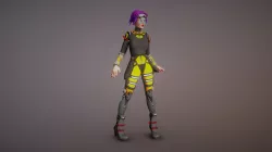 Sci-Fi Stylized Girl