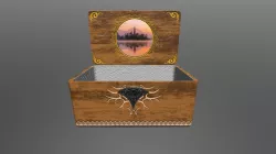 Simple casket.