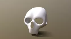 Skull Mask Template