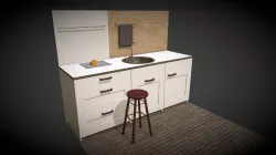 Small Kitchen Scene