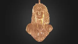 SOLID GOLD EASY ACTION MARC BOLAN PENDANT