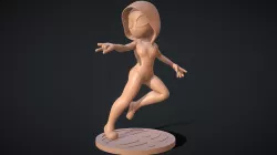 Spider Gwen Figurine - Hi Poly Printable Version