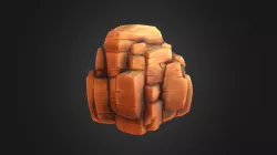 Stylised Cliff Rock