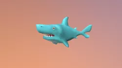 Stylized Shark (animated)