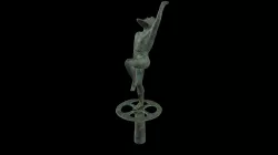 1974.16 Kottabos Element Of A Dancing Satyr